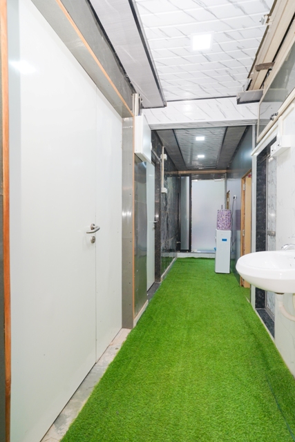 Common lounge space at boys PG Andheri West